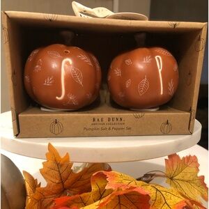 New Rae Dunn Pumpkin Salt & Pepper Shakers